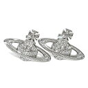 ヴィヴィアンウエストウッド VIVIENNE WESTWOOD スタッドピアス イヤリング レディース オーブロゴモチーフ ラインストーン MINI BAS RELIEF EARRINGS 送料無料/込 誕生日プレゼント