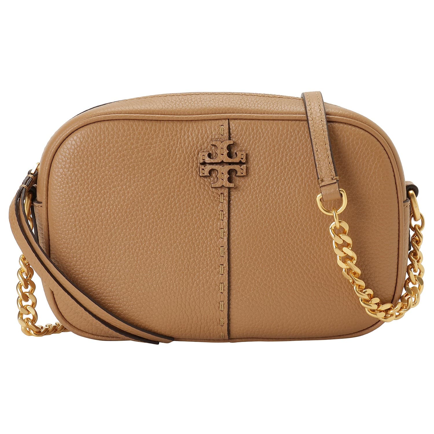 ティラミス トリーバーチ TORY BURCH ショルダーバッグ ポシェット レディース 斜めがけ レザー ロゴ ティラミス×ゴールド 送料無料/込 母の日ギフト