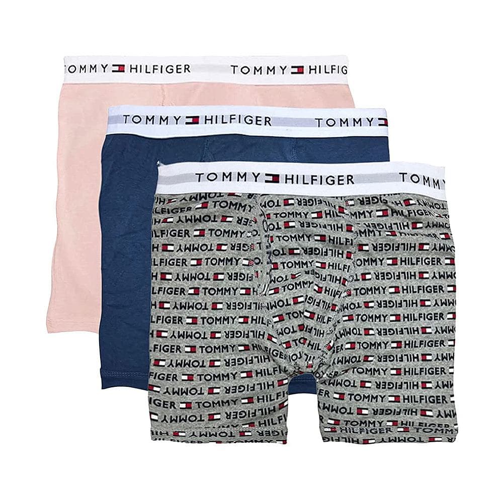 トミーヒルフィガー TOMMY HILFIGER ボクサーパンツ3枚セット メンズ ロゴ Sサイズ 送料無料/込 父の日ギフト