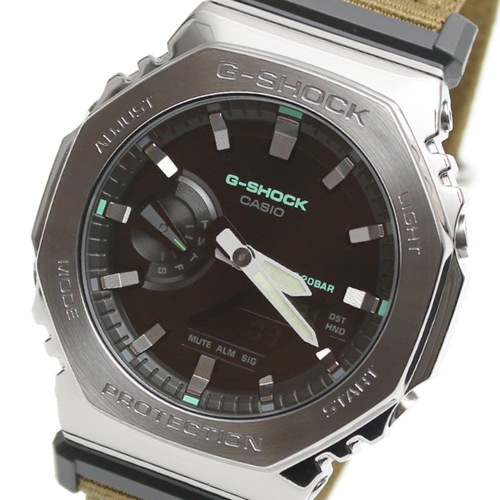 カシオ CASIO 腕時計 メンズ レディース ユニセックス アナデジ 丸型 アナログ ブラック シルバー G-SHOCK ジーショック Gショック　GSHOCK 送料無料/込 母の日ギフト 父の日ギフト