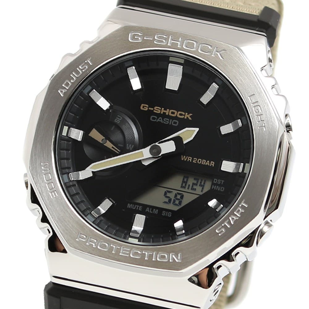 カシオ ビジネス腕時計 レディース カシオ CASIO 腕時計 メンズ レディース ユニセックス アナデジ 丸型 アナログ ブラック カーキ G-SHOCK ジーショック Gショック　GSHOCK 送料無料/込 母の日ギフト