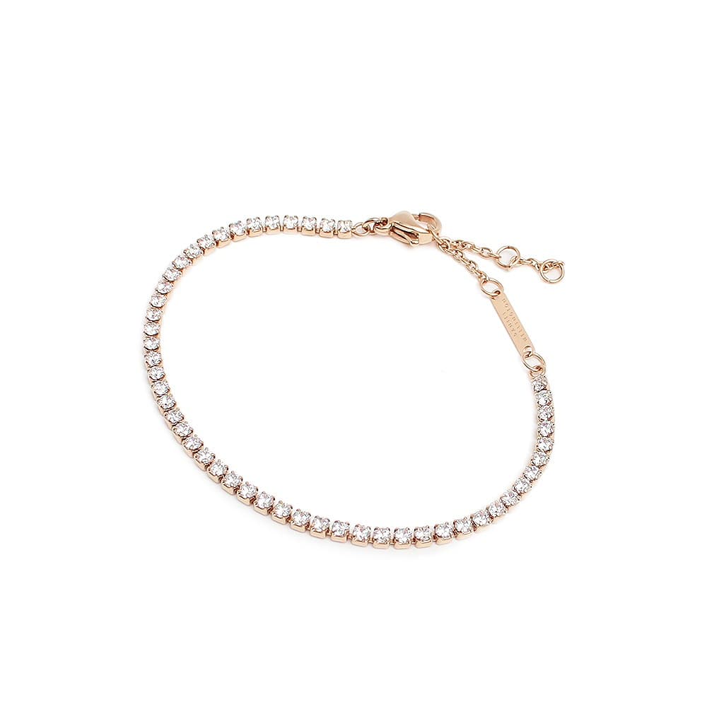 ダニエルウェリントン Daniel Wellington ブレスレット バングル レディース ラインストーン チェーン ローズゴールド CLASSIC TENNIS BRACELET 送料無料/込 誕生日プレゼント