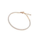 ダニエルウェリントン Daniel Wellington ブレスレット バングル レディース ラインストーン チェーン ローズゴールド CLASSIC TENNIS BRACELET 送料無料/込 卒業祝入学祝プレゼント