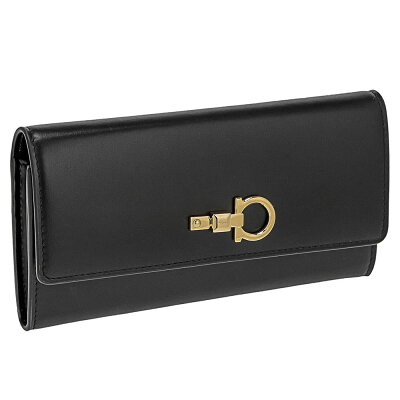 サルヴァトーレフェラガモ Salvatore Ferragamo 長財布 ロングウォレット レディース レザー ロゴ 送料無料/込 卒業祝入学祝プレゼント