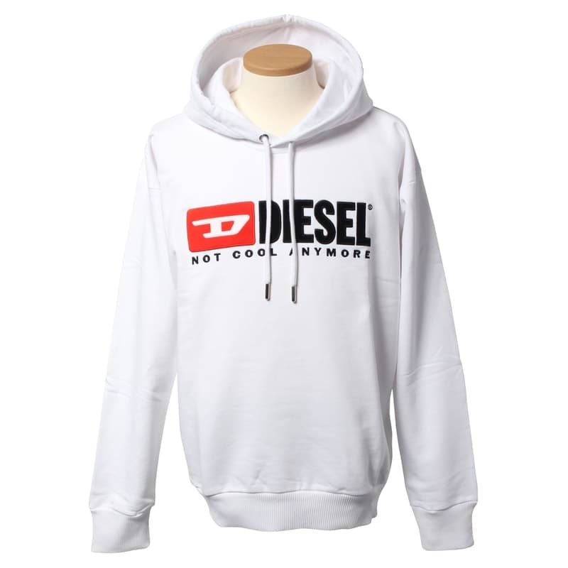 ディーゼル DIESEL パーカー メンズ 長袖 プルオーバー ロゴ Mサイズ 送料無料/込 母の日ギフト 父の日ギフト