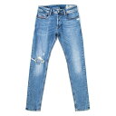 ディーゼル DIESEL ジーンズ デニムパンツ メンズ スリムフィット ボタンフライ ダメージ加工 Mサイズ相当 送料無料/込 誕生日プレゼント