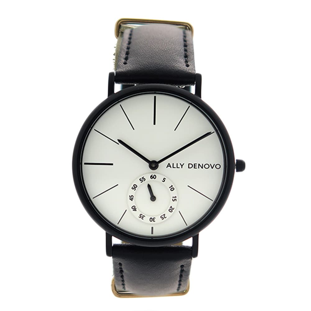 アリーデノヴォ ALLY DENOVO 腕時計 メンズ レディース ユニセックス ホワイト ブラック HERITAGE SMALL 送料無料/込 母の日ギフト
