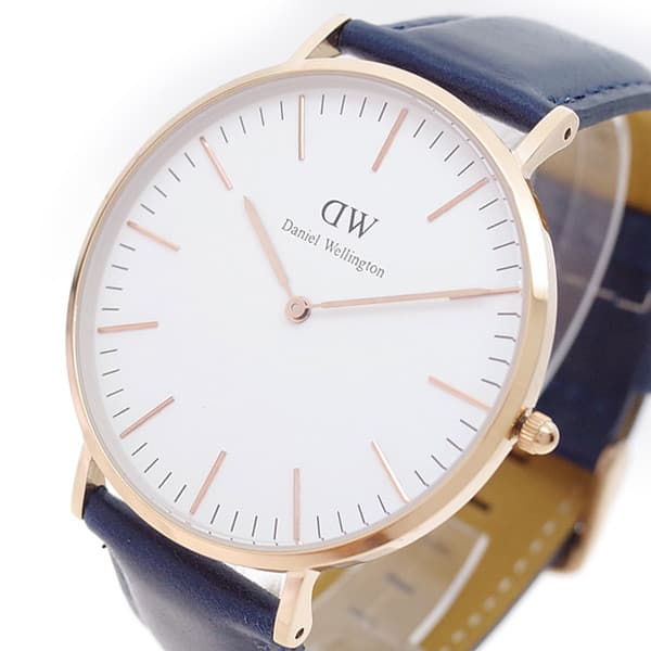 ダニエルウェリントン ビジネス腕時計 メンズ ダニエルウェリントン Daniel Wellington 腕時計 メンズ レディース ユニセックス ホワイト ネイビー 送料無料/込 母の日ギフト