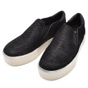 アッシュ ASH スリッポン スニーカー シューズ レディース レザー 厚底 ヘビ柄 Black/Black 24.5cm Jungle 送料無料/込 母の日ギ...
