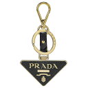 プラダ キーホルダー（レディース） プラダ PRADA キーホルダー キーリング レディース ロゴモチーフ 送料無料/込 母の日ギフト