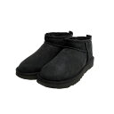 アグ UGG ムートンブーツ コンフォートブーツ スノーブーツ レディース スエードレザー シンプル 無地 24.5cm〜25cm クラシックウルトラミニ Cl...