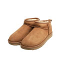 アグ UGG ムートンブーツ コンフォートブーツ スノーブーツ レディース スエードレザー シンプル 無地 23.5cm〜24cm クラシックウルトラミニ Cl...