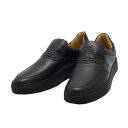 ヴィヴィアンウエストウッド VIVIENNE WESTWOOD スリッポン スニーカー ローファー メンズ レザー オーブロゴモチーフ BLACK 25.5cm...