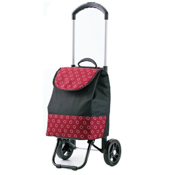 バレンチノビスカーニ VALENTINO VISCANI ショッピングカート キャリーバッグ キャリーケース レディース メンズ ユニセックス 水玉柄 ドット柄 保温 レッド ブラック 送料無料/込 卒業祝入学祝プレゼント