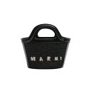 マルニ MARNI ハンドバッグ ショルダーバッグ 手提げかばん レディース 2WAY ロゴ刺繍 シンプル ブラック 送料無料/込 誕生日プレゼント