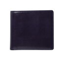 ホワイトハウスコックス Whitehouse Cox 二つ折り財布 ミニ財布 メンズ レザー ロゴ Navy 送料無料/込 誕生日プレゼント