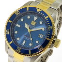 エルジン 腕時計（メンズ） エルジン ELGIN 腕時計 メンズ ソーラー クオーツ ダイバーズ ブルー×シルバー ゴールド 送料無料/込 卒業祝入学祝プレゼント