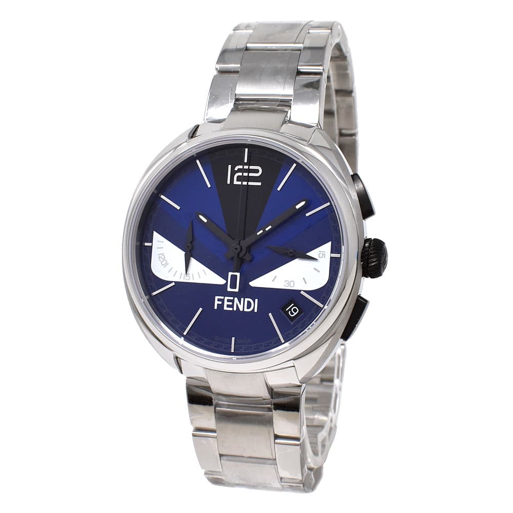 フェンディ FENDI 腕時計 メンズ アナログ クオーツ ステンレスベルト シルバー×マルチカラー BUGS バグズ 送料無料/込 父の日ギフト