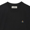 ヴィヴィアンウエストウッド VIVIENNE WESTWOOD Tシャツ カットソー メンズ レディース ユニセックス クルーネック 半袖 無地 ブラック Lサイズ 送料無料/込 卒業祝入学祝プレゼント