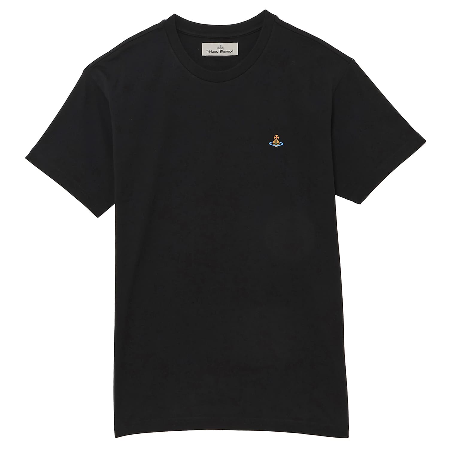 ヴィヴィアンウエストウッド VIVIENNE WESTWOOD Tシャツ カットソー メンズ レディース ユニセックス クルーネック 半袖 無地 ブラック Mサイズ 送料無料/込 母の日ギフト