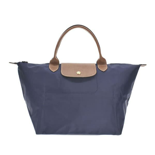 ロンシャン トートバッグ レディース ロンシャン LONGCHAMP トートバッグ ハンドバッグ 手提げかばん レディース ロゴ 無地 シンプル ダークブルーネイビー系 SAC PORTE MAIN M 送料無料/込 母の日ギフト