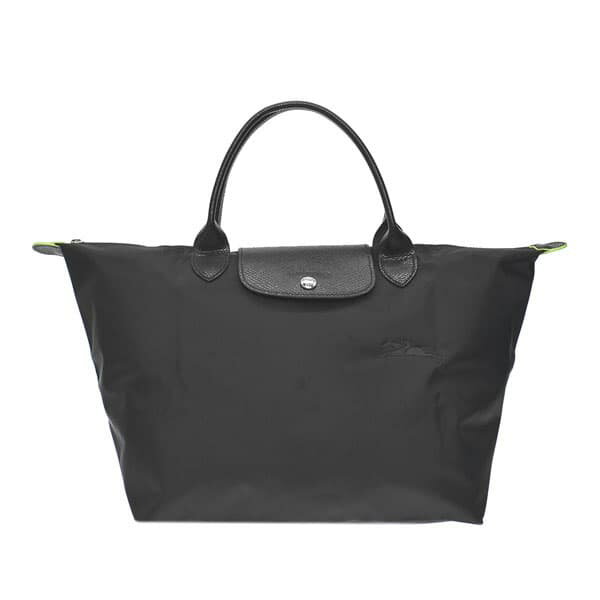 ロンシャン トートバッグ レディース ロンシャン LONGCHAMP トートバッグ ハンドバッグ 手提げかばん レディース ロゴ 無地 シンプル ブラック系 SAC PORTE MAIN M 送料無料/込 父の日ギフト