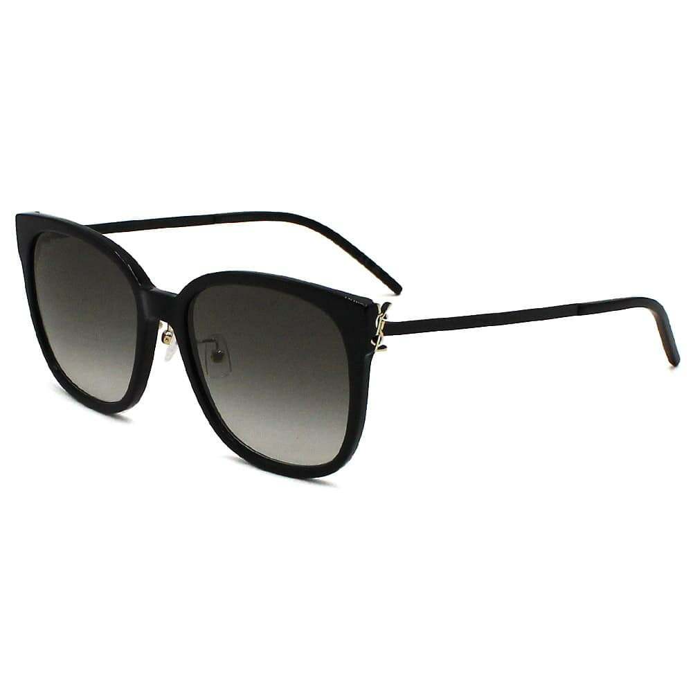 サンローラン SAINT LAURENT サングラス レディース メンズ ユニセックス 国内正規品 アジアンフィット UVカット スモーキーグラデーション×ブラック 送料無料/込 卒業祝入学祝プレゼント