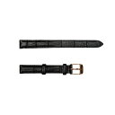 ダニエルウェリントン Daniel Wellington 腕時計替えベルト 腕時計ベルト 交換ベルト レディース レザー クロコエンボス加工 ブラック ローズゴ...
