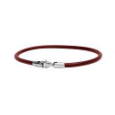 ダニエルウェリントン Daniel Wellington ブレスレット バングル メンズ レディース ユニセックス レザー ステンレス シルバー ブラウン 送料...