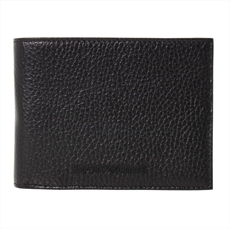 エンポリオアルマーニ EMPORIO ARMANI 二つ折り財布カードケースセット ギフトボックス ギフトセット メンズ レザー ロゴ シンプル ブラック 送料無料/込 父の日ギフト