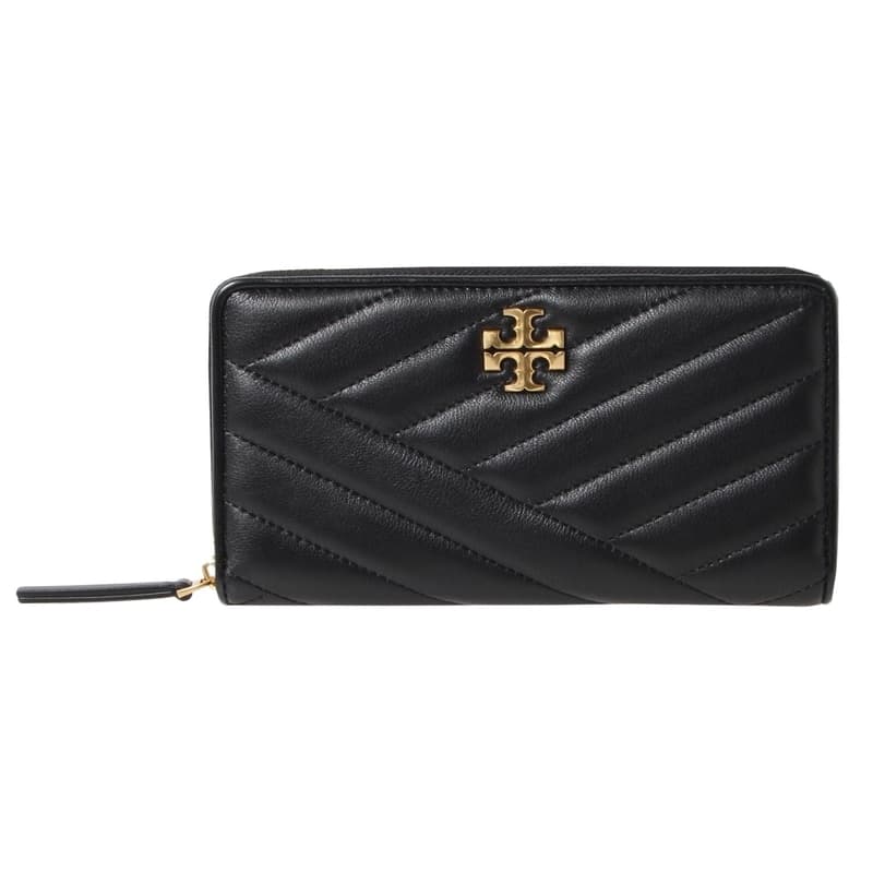 トリーバーチ 長財布 レディース トリーバーチ TORY BURCH 長財布 ロングウォレット レディース ラウンドファスナー レザー ロゴ BLACK 送料無料/込 父の日ギフト