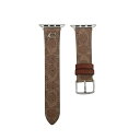 コーチ COACH アップルウォッチ38mm/40mm/41mmケース用バンド Apple Watch交換ベルト レディース 国内正規品 レザーベルト ロゴ ブ...