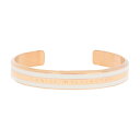 ダニエルウェリントン Daniel Wellington バングル ブレスレット レディース ロゴ刻印 ステンレス ローズゴールド ホワイト Sサイズ 送料無料/込 誕生日プレゼント