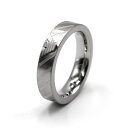 エンポリオアルマーニ EMPORIO ARMANI フラットリング 指輪 メンズ ロゴ シルバー 25号〜26号 25.5号 送料無料/込 母の日ギフト