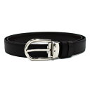 モンブラン MONTBLANC プレーンベルト スーツベルト ドレスベルト メンズ リバーシブル レザー ブラック×ブラウン 送料無料/込 父の日ギフト