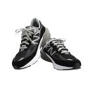 ニューバランス new balance スニーカー メンズ ロゴ ローカット ブラック 27.5cm 990 v6 GL6 送料無料/込 母の日ギフト