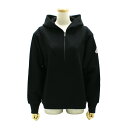 ピレネックス PYRENEX パーカー レディース ハーフジッププルオーバー 長袖 ロゴ BLACK 38サイズ 送料無料/込 誕生日プレゼント