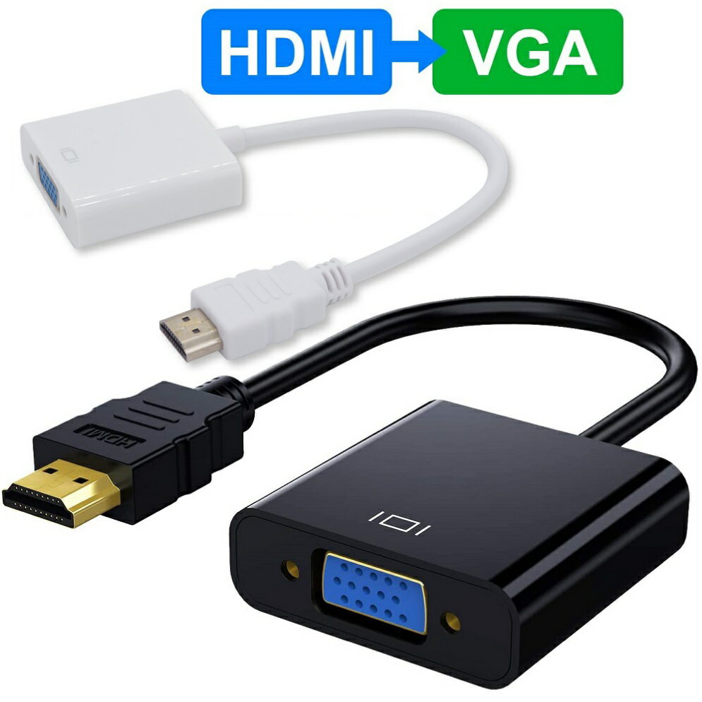 HDMI VGA Ѵץ hdmi vgaѴ֥ D-SUB 15ԥ 1080P ץ PC HDTV  HDMI - VGA