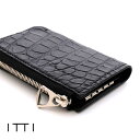 ITTI イッチ CRISTY KEY CARD CASE / CROCO クリスティキーカードケース クロコ 本革 レザー キーケース スマートキー (メンズ...