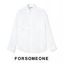 FORSOMEONE フォーサムワン オーバーサイズ シャツ OVERSIZED SHIRT 長袖 オーバーサイズ デザイン メンズ 【2023 新作】【15:00までのご注文で即日配送】 プレゼント ギフト