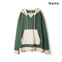 Name. ネーム アシンメトリック スウィッチング フーディー ASYMMETRIC SWITCHING HOODIE パーカー 50's メンズ 【2024...