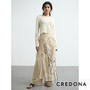 クレドナ CREDONA スケッチ エンブロイダリー メッシュ スカート SKETCH EMBROIDERY MESH SKIRT 刺繍 ラップスカート 【20...