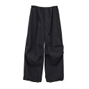 マノフ MANOF パラシュート パンツ PARACHUTE PANTS コットンナイロン ウエスト ゴム フェス レジャー レディース 【2025 新作】【15:00までのご注文で即日配送】プレゼント ギフト