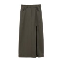 マノフ MANOF スリット レイヤード スカート SLIT LAYERED SKIRT ミニスカート スリット 肌見せ レディース 【2025 新作】【15:...