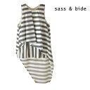 【送料無料】sass&bide / サス&バイド シャツ トップス ノースリーブ BLOOMERS TUNE レディース 半袖 ブラウス タンクトップ ロング アシンメトリー