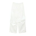 マノフ MANOF パラシュート パンツ PARACHUTE PANTS コットンナイロン ウエスト ゴム フェス レジャー レディース 【2025 新作】【15:00までのご注文で即日配送】プレゼント ギフト