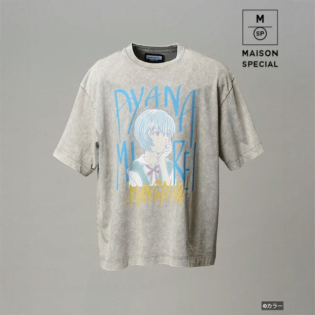  エヴァンゲリオン × メゾンスペシャル Prime-Over Crew Neck Graphic T-Shirt プライムオーバークルーネック グラフィック 綾波レイ Tシャツ  プレゼント ギフト