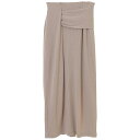 クラネ CLANE ウエストベルト リブスカート WAIST BELT RIB SKIRT ストレートシルエット レディース 【15:00までのご注文で即日配送...