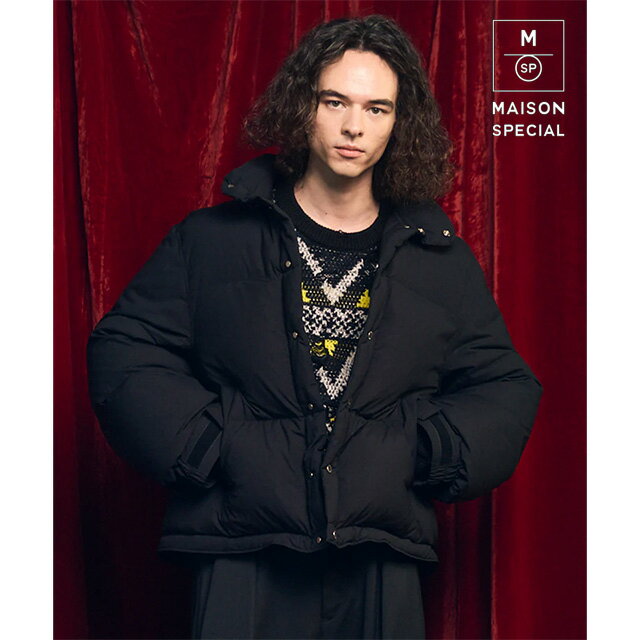 MAISON SPECIAL コーデュラ撥水ストレッチダウンブルゾン CORDURA Water-repellent Stretch Down Jacket メンズ ユニセックス 【2025 新作】【15:00までのご注文で即日配送】 プレゼント ギフト