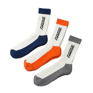 NAME. ネーム 3-PAIRS LOGO ATHLETIC SOCKS ペア ロゴ アスレチック ソックス 靴下 メンズ ブランド 厚手 おしゃれストリート カジュアル 2019 新作 【15:00までのご注文で即日配送】 プレゼント ギフト